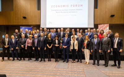 Presidents Pendarovski and Van der Bellen address the Macedonian-Austrian Economic Forum