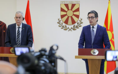 Press conference of Presidents Pendarovski and Van der Bellen: Austria is a proven friend of the region