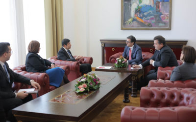 President Pendarovski receives Kunio Mikuriya, Secretary General of the World Customs Organization