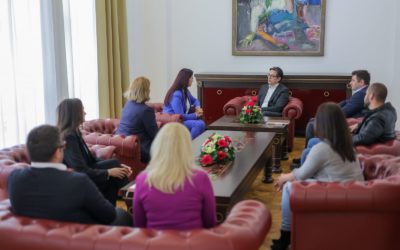 Средба на претседателот Пендаровски со претставници на Национална федерација на фармери