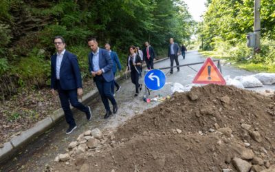 Претседателот Пендаровски во посета на загрозените подрачја во Крива Паланка