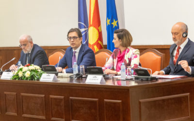 Обраќање на претседателот Пендаровски на Свечената седница на Комитетот за односи меѓу заедниците