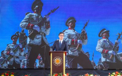 President Pendarovski’s address and decorations on the occasion of August 18 – the Day of the Army