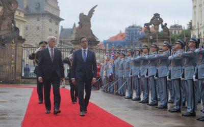 Start of the official visit of President Pendarovski to the Czech Republic