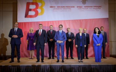 Official start of the meeting of the leaders of the participating countries in the Brdo-Brijuni Process
