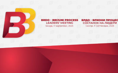 Meeting of the leaders of the Brdo-Brijuni Process, September 11, 2023, Skopje