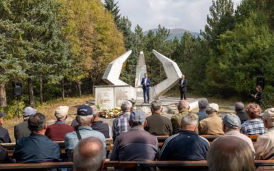 Обраќање на претседателот Пендаровски на одбележувањето на 80 годишнината од битката кај село Кленоец