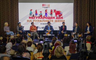 President Pendarovski addresses an event in Krusevo on the occasion of the International Day of Rural Women