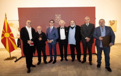 Decorations awarded to six cultural artists and the Albanian Theater