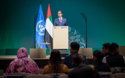 Presidenti Pendarovski mbajti fjalim në Samitin Botëror për Aktivitetet Klimatike në suazat e COP28