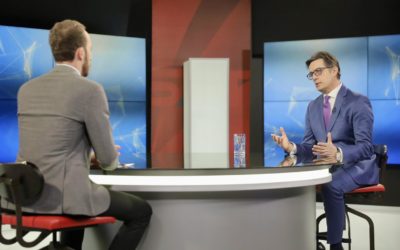 Intervista e Presidentit Pendarovski për televizionin Alsat M