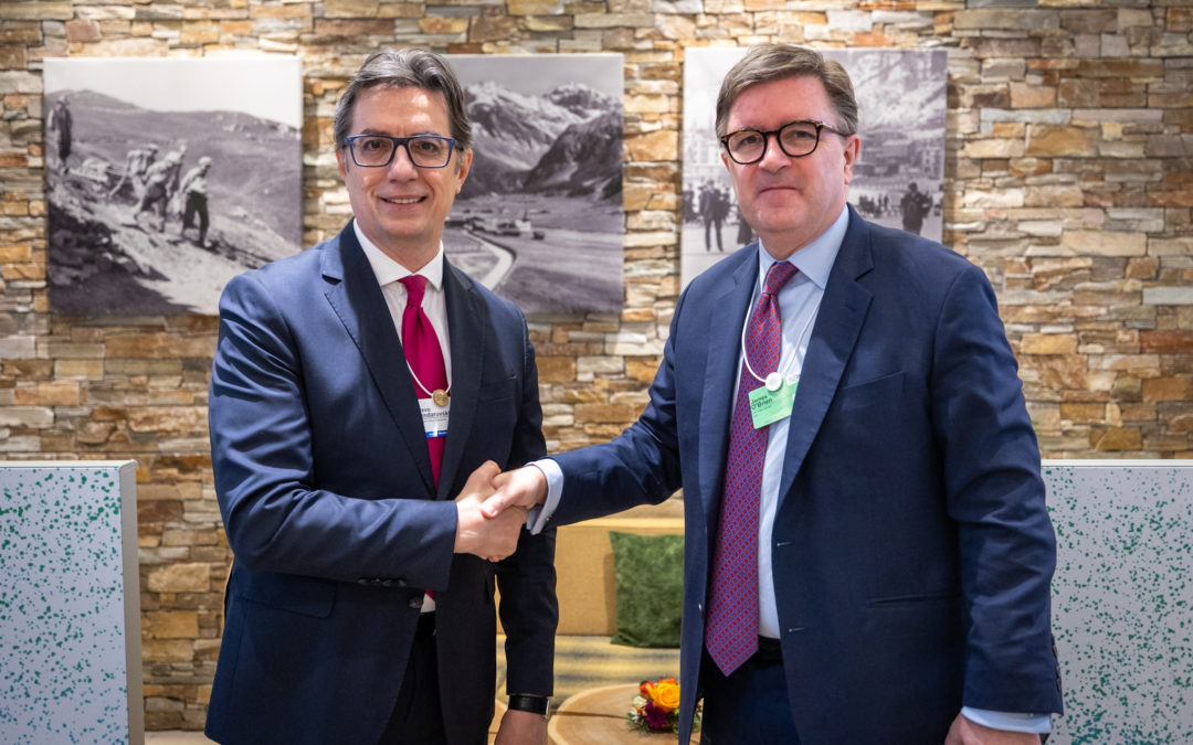 Takimi i Presidentit Pendarovski me Xhejms O’Brajan, zëvendëssekretarin shtetëror për çështje evropiane dhe evroaziatike në Stejt Departament