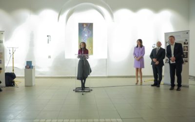 Обраќање на г-а Ѓоргиевска на изложбата посветена на жените во општеството, културата и науката