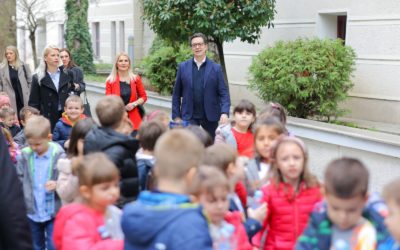 Open cabinet for primary school students from the “Aleksandar Makedonski”, “Ss. Cyril and Methodius” schools and for children from the “Orce Nikolov” kindergarten in Skopje