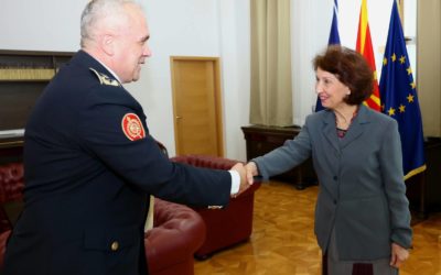 Meeting with the Chief of the General Staff of the Army, Lieutenant-Colonel General Vasko Gjurchinovski