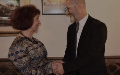 Претседателката Сиљановска Давкова во Рим оствари средба со претставници на македонската дијаспора