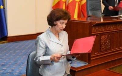 Инаугурација на новоизбраната претседателка Гордана Сиљановска Давкова