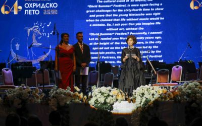 President Siljanovska Davkova addresses the opening of the 64th edition of “Ohrid Summer” Festival