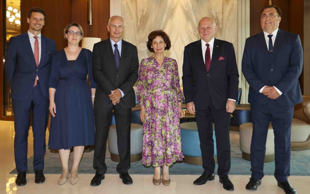 Working meeting of President Siljanovska Davkova with Ambassadors of Visegrad Group countries