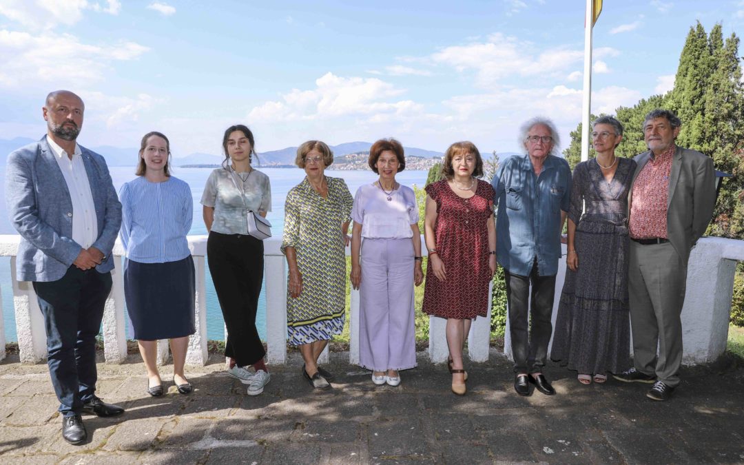 President Siljanovska Davkova receives the laureate, award winners and organizers of the 63rd edition of the Struga Poetry Evenings