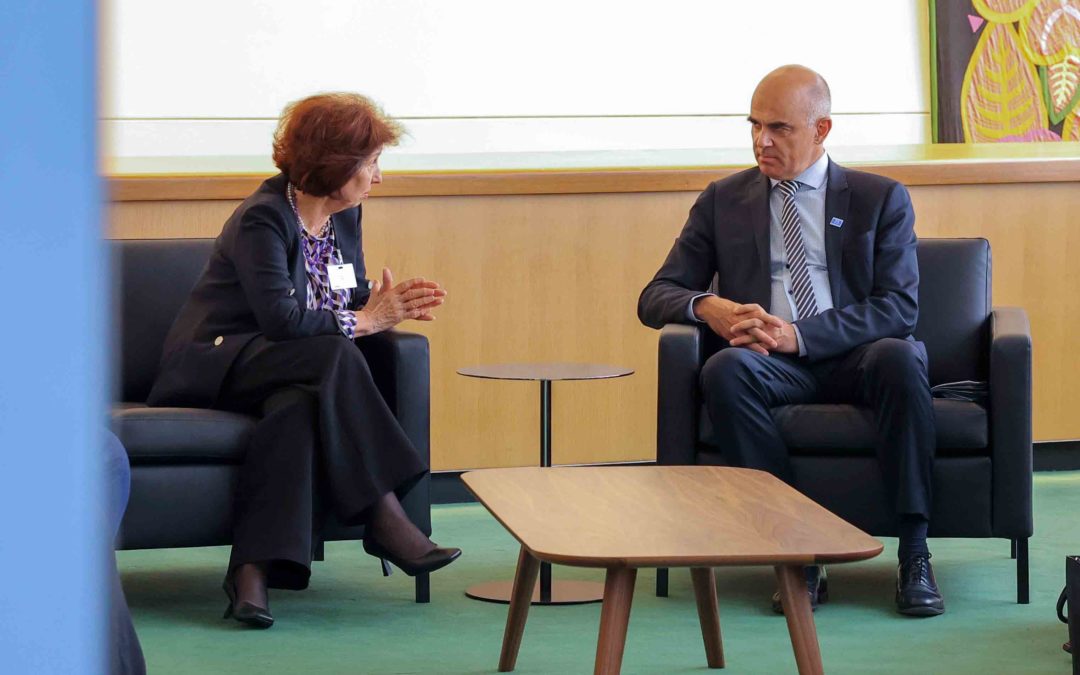 President Siljanovska Davkova meets with the Secretary General of the Council of Europe, Alan Berse