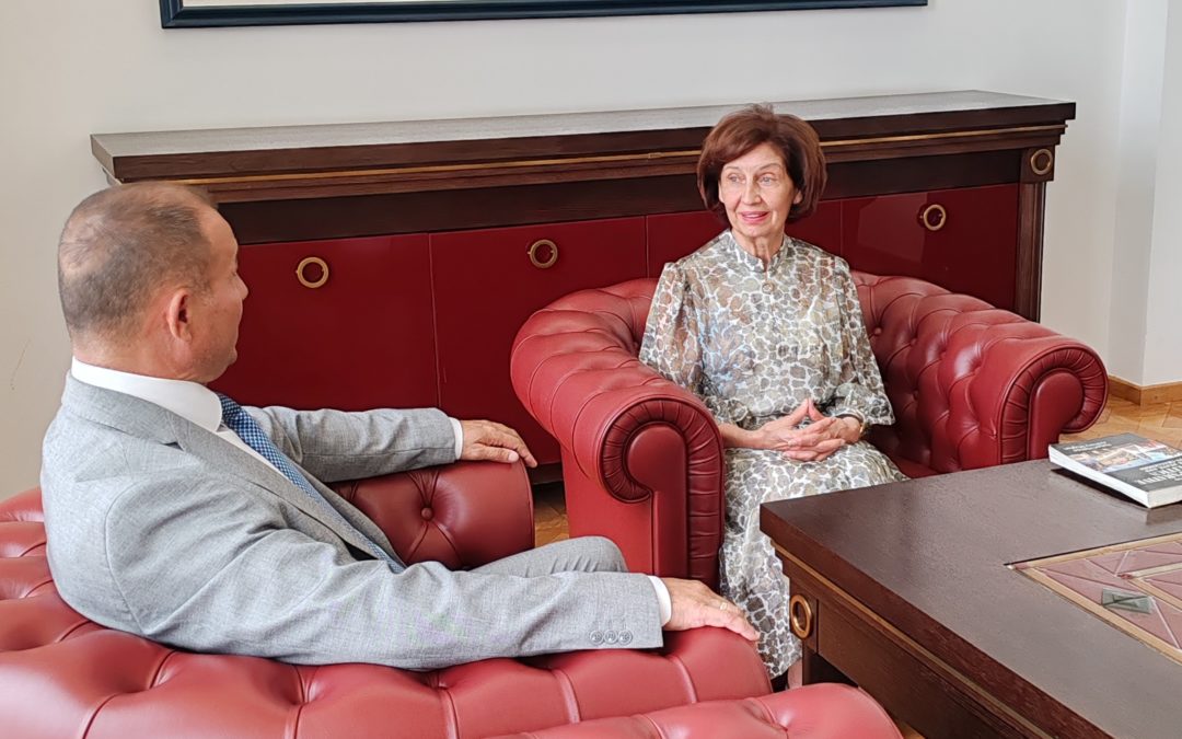 President Siljanovska Davkova receives the Director of the Crisis Management Center, Angelov