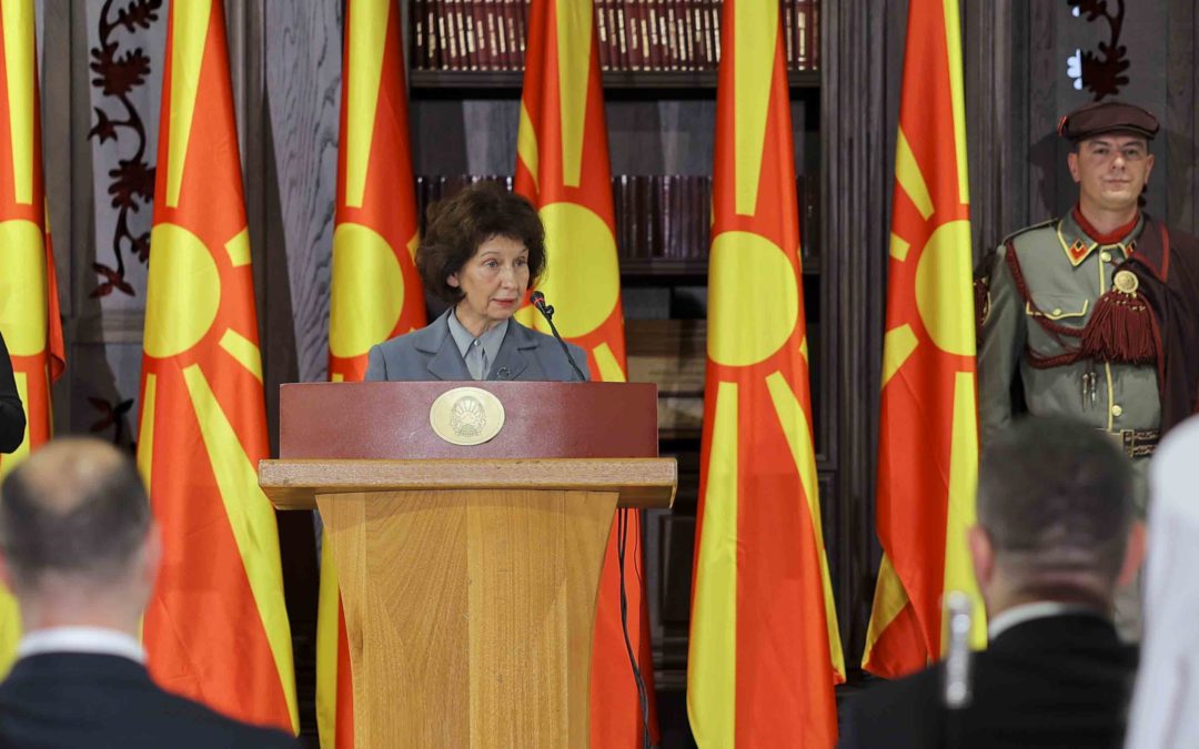 President Siljanovska Davkova addresses the Gala Academy on the occasion of 11 October – National Uprising Day