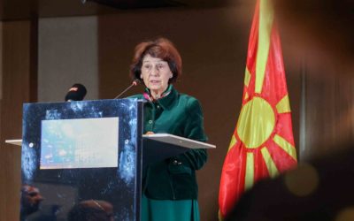 Presidentja Siljanovska Davkova mbajti fjalim në Forumin Ekonomik të Gruas – Ballkan 2024