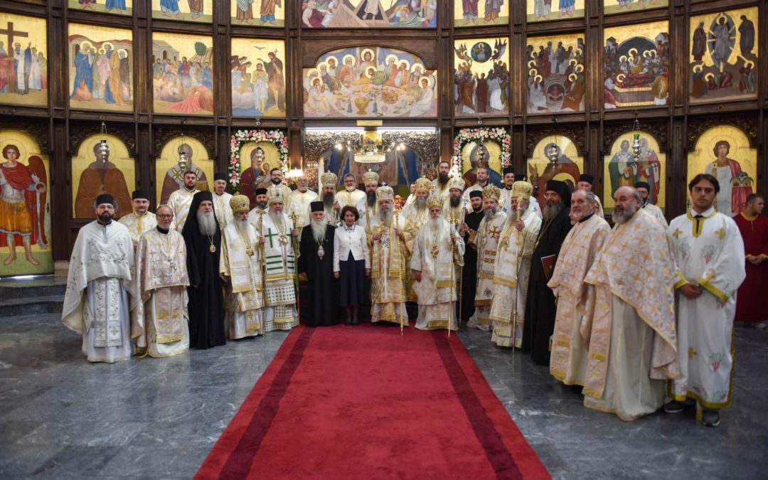 President Siljanovska Davkova attends the liturgy on the occasion of the 25th anniversary of the enthronement of H.H. Stefan as Head of the MOC-OA