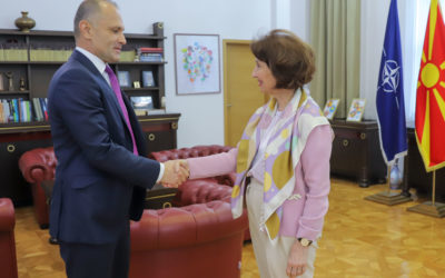 President Siljanovska Davkova receives Venko Filipce