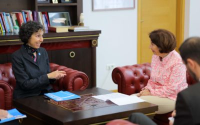 President Siljanovska Davkova meets with UNICEF Representative Leslie Miller