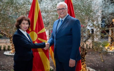 President Siljanovska Davkova meets with the President of the Assembly of Montenegro, Andrija Mandic