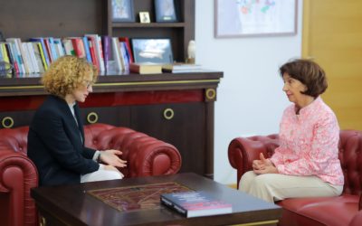 President Siljanovska Davkova receives Radmila Shekerinska, newly elected NATO Deputy Secretary General