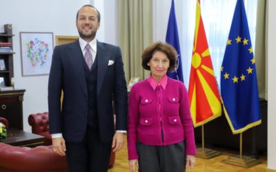 Presidentja Siljanovska Davkova e mirëpriti Eser Xhevahir, konsullin e nderit në Republikën e Turqisë