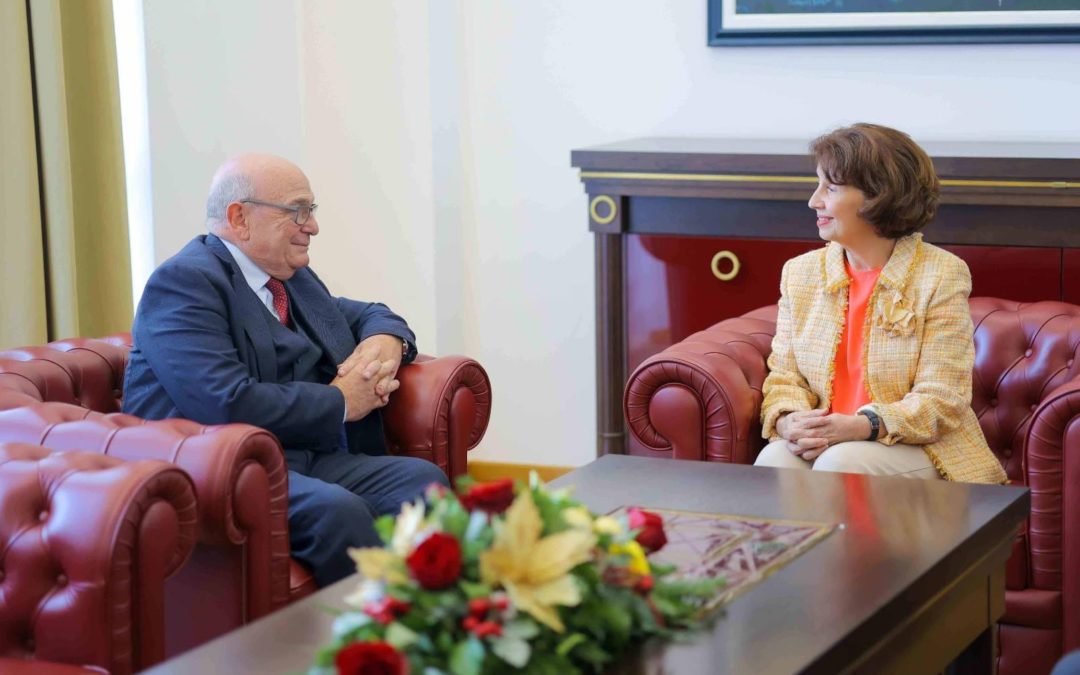 President Siljanovska Davkova receives UK Special Envoy for the Western Balkans, Stuart Peach