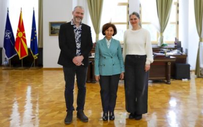 President Siljanovska-Davkova meets with the organizers of the eco-action “GENERALKA WEEKEND”