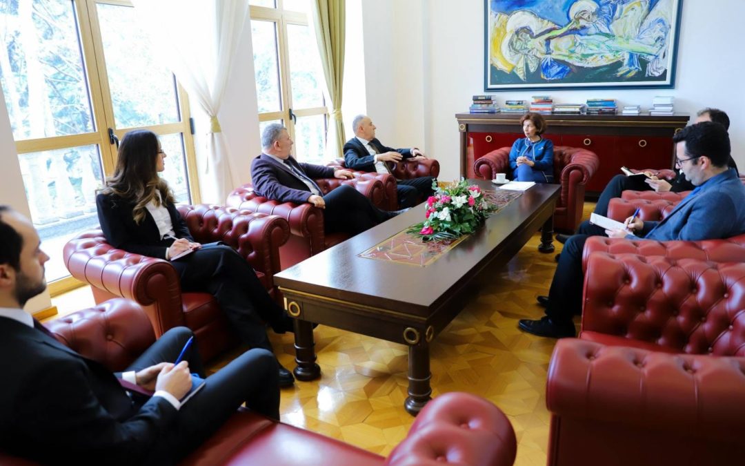 President Siljanovska-Davkova receives delegation from the Economic Chamber of North-West Macedonia