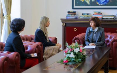 President Siljanovska-Davkova meets with representatives of “Macedonia 2025”