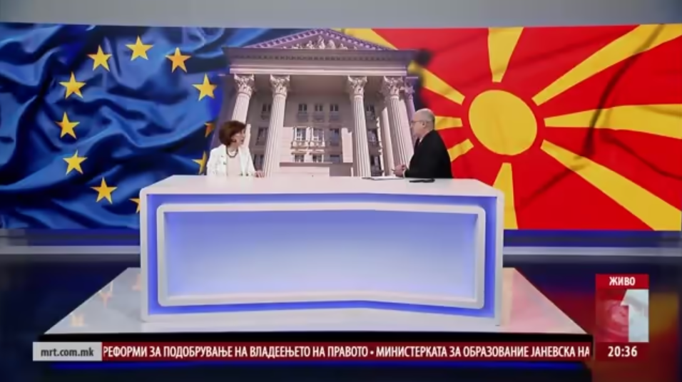 Интервју на претседателката Сиљановска-Давкова за Македонската телевизија