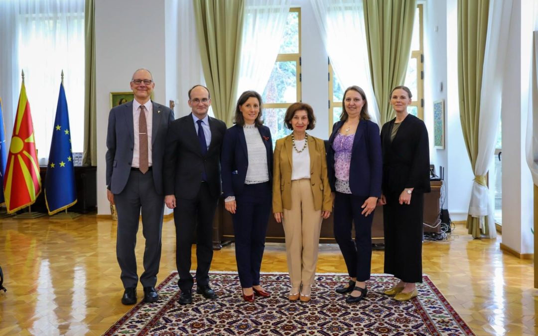 Средба на Сиљановска-Давкова со Јакоб Гранит, генерален директор на СИДА