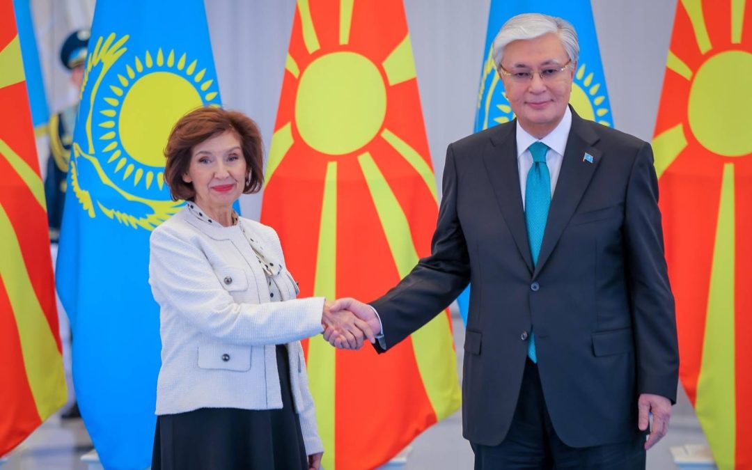 Средба Сиљановска-Давкова – Токајев во Астана, изразена подготвеност за унапредување на севкупните односи со Казахстан