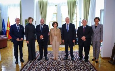 Сиљановска-Давкова прими делегација на Уставниот суд на Република Хрватска