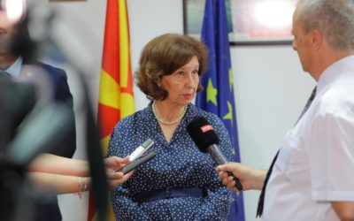 Изјава за медиумите и одговори на новинарски прашања по средбата во Тирана со претставници на македонското национално малцинство во Република Албанија
