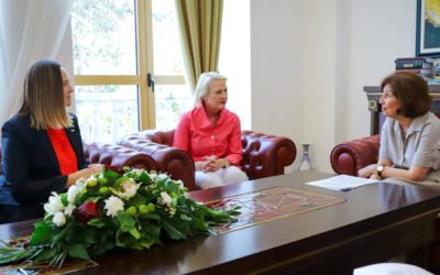 Проштална средба на Сиљановска-Давкова со Џери Дибл, претставничка на УСАИД