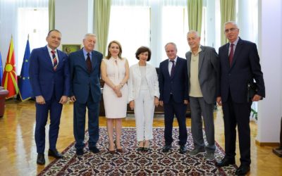 Претседателката Гордана Сиљановска-Давкова прими претставници на Советот на амбасадори