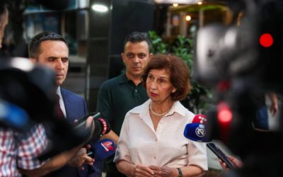 Изјава за медиумите и одговори на новинарски прашања во Тетово пред одржувањето на манифестацијата „Тетово прославува – Тетовско културно лето 2025“
