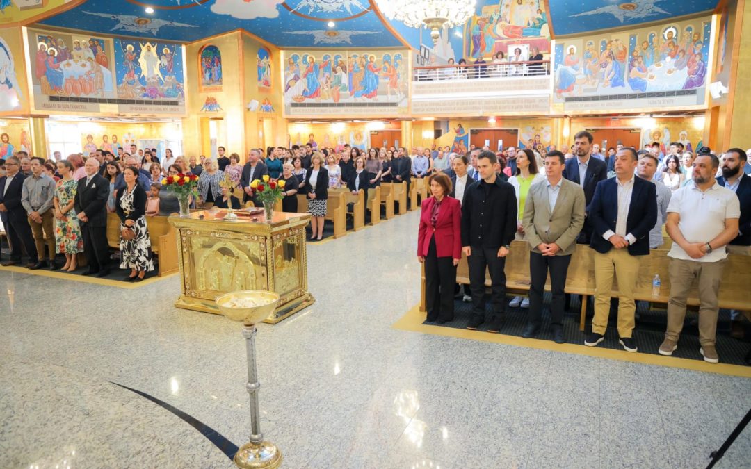 Siljanovska Davkova në Kishën e Komunitetit Maqedonas në Sterling Heights, Michigan: Atdheu nuk mund të ndryshohet