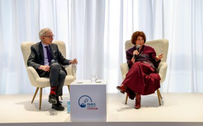 Сиљановска-Давкова се обрати на Парискиот мировен форум: Евроинтеграцијата е дијалог, а не диктат