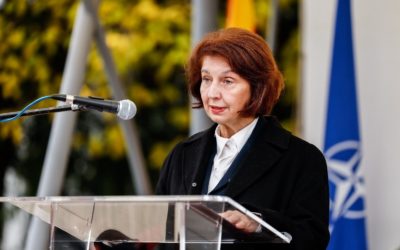 Сиљановска-Давкова се обрати на свеченоста по повод заклетвата на 29. класа на питомци и слушатели на Воената академија „Генерал Михаило Апостолски