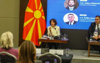 Сиљановска-Давкова од Подгорица: Време е за стратешки чекор на ЕУ кон Западниот Балкан